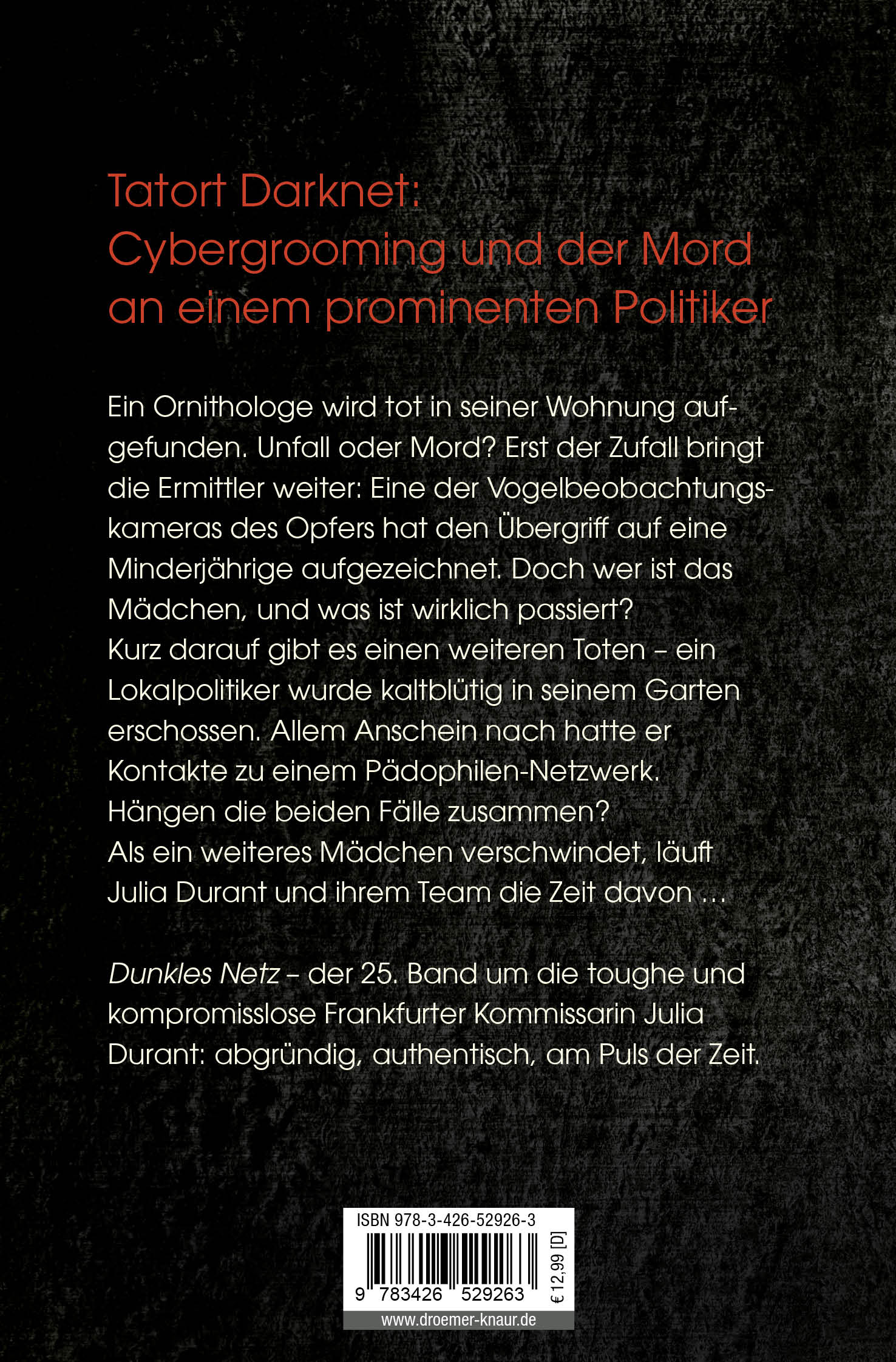 Rückseitencover Dunkles Netz