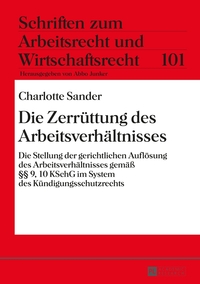Vorderes Coverbild Die Zerrüttung des Arbeitsverhältnisses