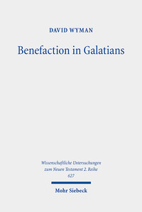 Vorderes Coverbild Benefaction in Galatians