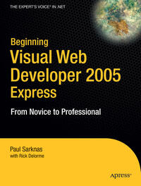 Vorderes Coverbild Beginning Visual Web Developer 2005 Express