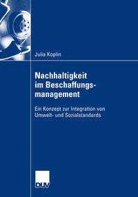 Vorderes Coverbild Nachhaltigkeit im Beschaffungsmanagement