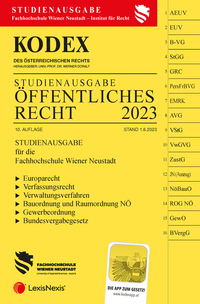 Vorderes Coverbild KODEX Öffentliches Recht 2023 - inkl. App