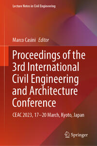 Vorderes Coverbild Proceedings of the 3rd International Civil Engineering and Architecture Conference