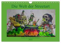 Vorderes Coverbild Die Welt der Streetart (Wandkalender 2025 DIN A4 quer), CALVENDO Monatskalender