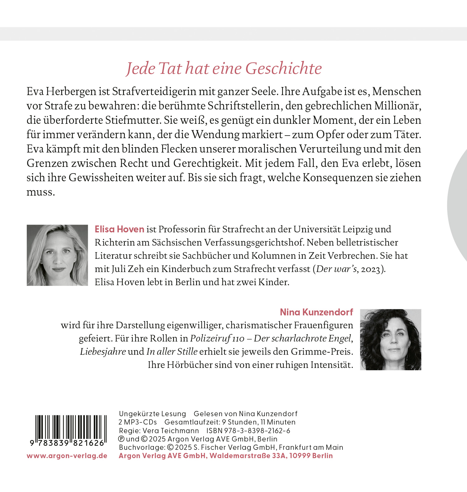 Rückseitencover Dunkle Momente