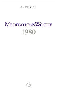 Vorderes Coverbild Meditationswoche 1980