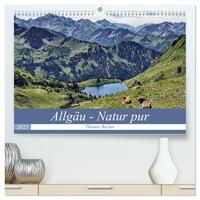 Vorderes Coverbild Allgäu - Natur pur (hochwertiger Premium Wandkalender 2025 DIN A2 quer), Kunstdruck in Hochglanz