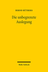 Vorderes Coverbild Die unbegrenzte Auslegung