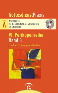 Vorderes Coverbild Gottesdienstpraxis Serie A, Perikopenreihe VI / Exaudi bis 13. Sonntag nach Trinitatis
