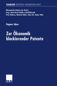 Vorderes Coverbild Zur Ökonomik blockierender Patente