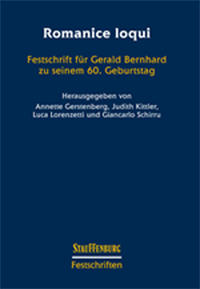 Vorderes Coverbild Romanice loqui