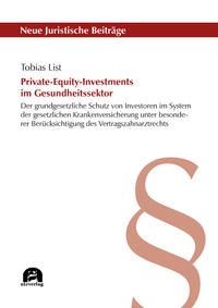 Vorderes Coverbild Private-Equity-Investments im Gesundheitssektor