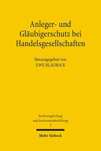 Vorderes Coverbild Anleger- und Gläubigerschutz bei Handelsgesellschaften