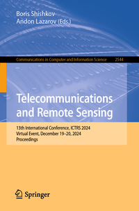 Vorderes Coverbild Telecommunications and Remote Sensing