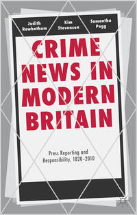 Vorderes Coverbild Crime News in Modern Britain