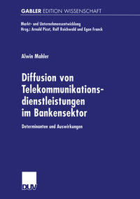 Vorderes Coverbild Diffusion von Telekommunikationsdienstleistungen im Bankensektor