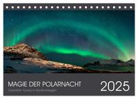 Vorderes Coverbild Magie der Polarnacht (Tischkalender 2025 DIN A5 quer), CALVENDO Monatskalender
