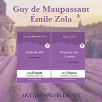 Vorderes Coverbild Guy de Maupassant & Émile Zola (Bücher + Audio-Online) - Lesemethode von Ilya Frank