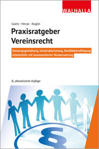 Vorderes Coverbild Praxisratgeber Vereinsrecht