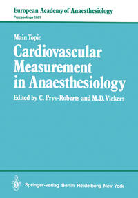 Vorderes Coverbild Cardiovascular Measurement in Anaesthesiology