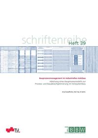 Vorderes Coverbild Bauprozessmanagement im Industriellen Holzbau