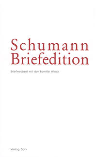 Vorderes Coverbild Schumann-Briefedition / Schumann-Briefedition I.2