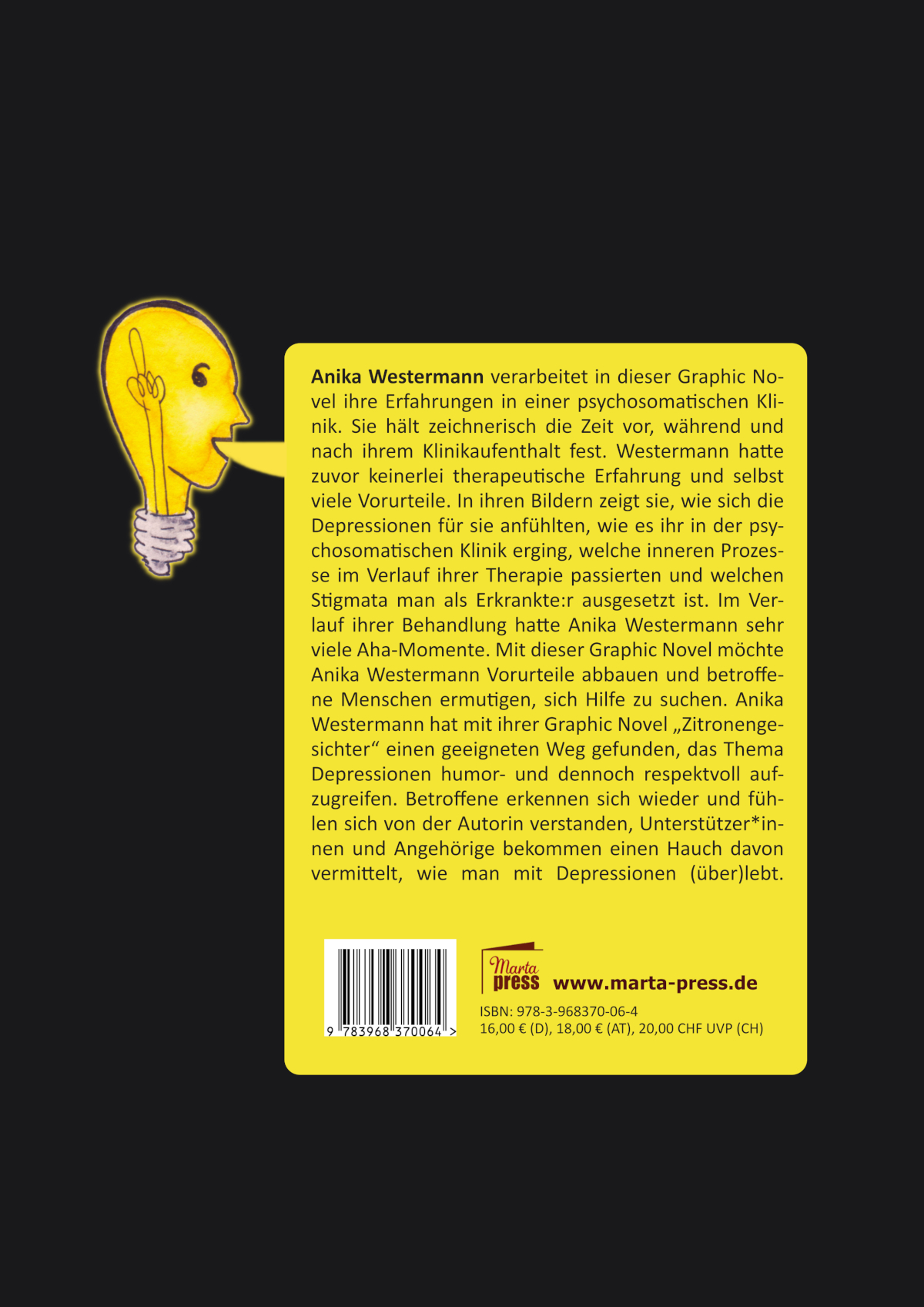 Rückseitencover Zitronengesichter