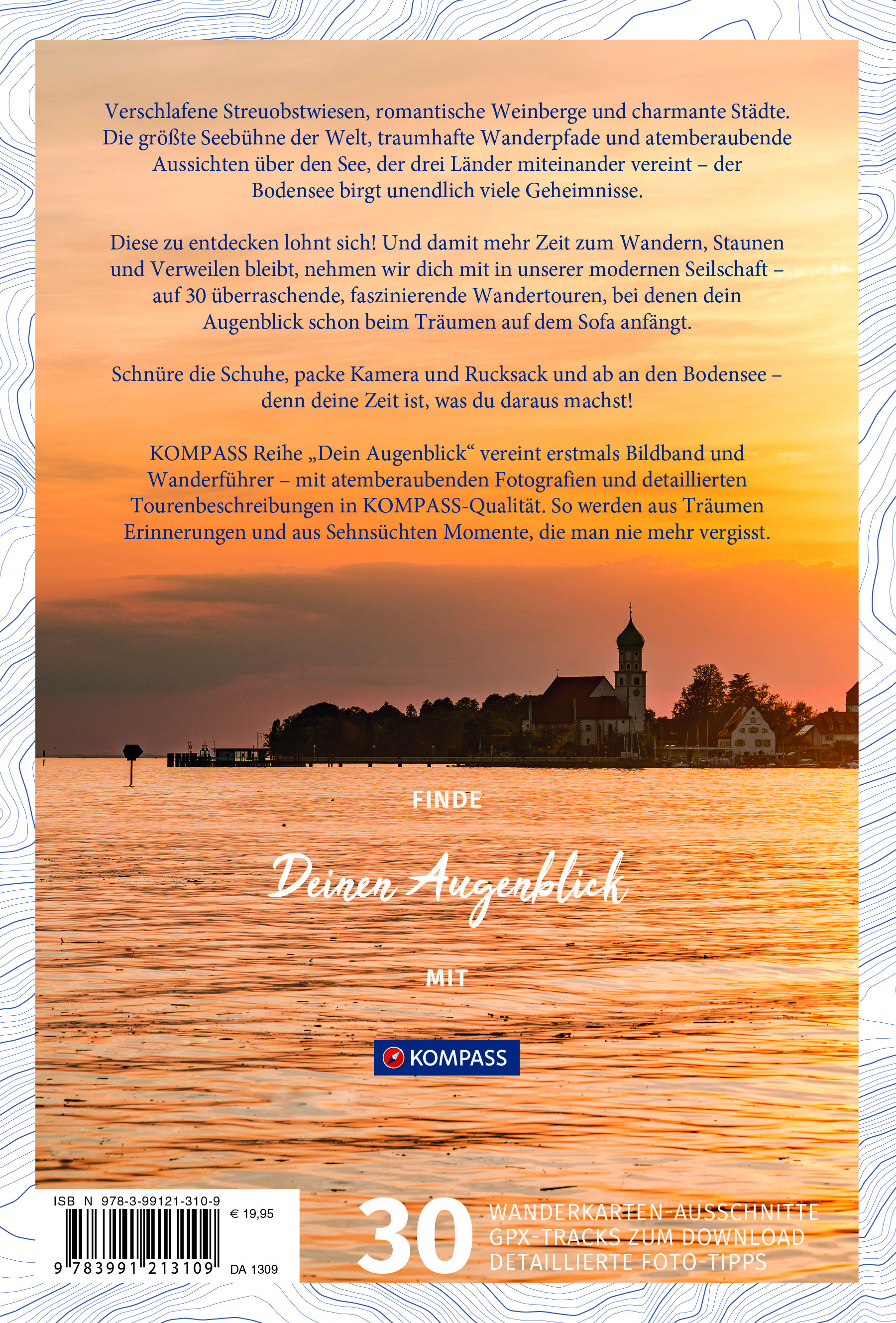 Rückseitencover KOMPASS Dein Augenblick Bodensee