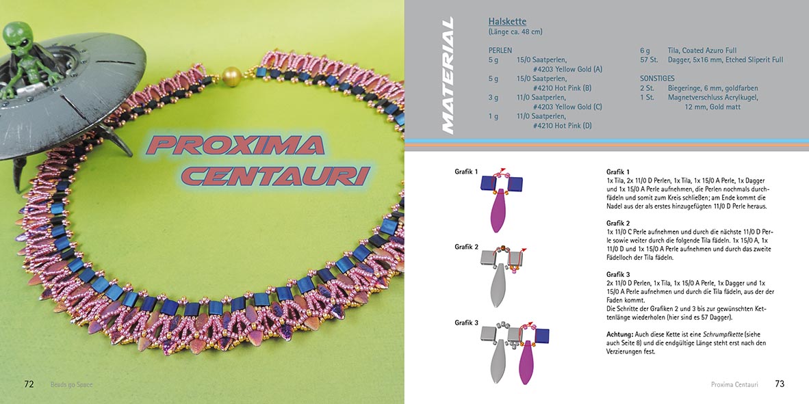 Beispielinhalt (Bild) Beads go Space
