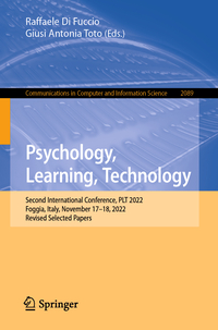 Vorderes Coverbild Psychology, Learning, Technology