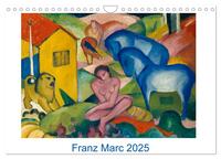 Vorderes Coverbild Franz Marc 2025 (Wandkalender 2025 DIN A4 quer), CALVENDO Monatskalender