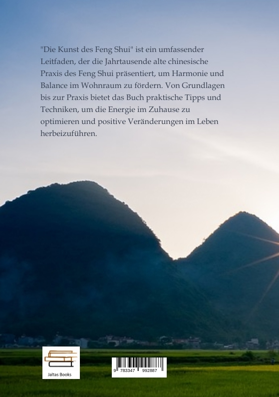 Rückseitencover Die Kunst des Feng Shui - Harmonie und Balance im Wohnraum schaffen