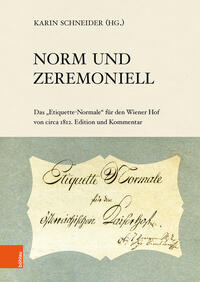 Vorderes Coverbild Norm und Zeremoniell
