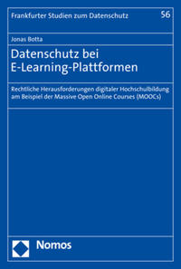 Vorderes Coverbild Datenschutz bei E-Learning-Plattformen