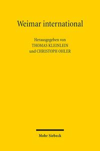 Vorderes Coverbild Weimar international