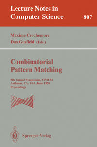 Vorderes Coverbild Combinatorial Pattern Matching