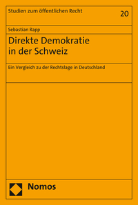Vorderes Coverbild Direkte Demokratie in der Schweiz