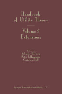 Vorderes Coverbild Handbook of Utility Theory
