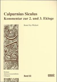 Vorderes Coverbild Calpurnius Siculus