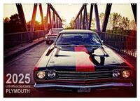 Vorderes Coverbild US-Muscle-Cars - Plymouth (Wandkalender 2025 DIN A2 quer), CALVENDO Monatskalender