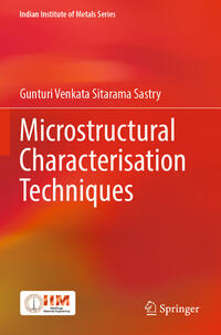 Vorderes Coverbild Microstructural Characterisation Techniques