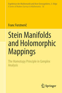 Vorderes Coverbild Stein Manifolds and Holomorphic Mappings