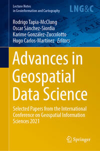 Vorderes Coverbild Advances in Geospatial Data Science