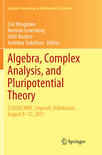 Vorderes Coverbild Algebra, Complex Analysis, and Pluripotential Theory