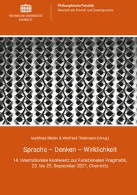 Vorderes Coverbild Sprache - Denken - Wirklichkeit