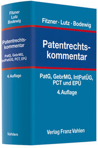 Vorderes Coverbild Patentrechtskommentar