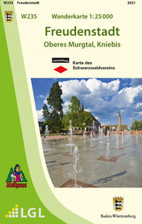 Vorderes Coverbild W235 Wanderkarte 1:25 000 Freudenstadt