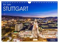 Vorderes Coverbild Ein Jahr STUTTGART (Wandkalender 2025 DIN A4 quer), CALVENDO Monatskalender
