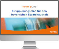 Vorderes Coverbild Gruppierungsplan für den bayerischen Staatshaushalt online