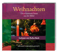 Vorderes Coverbild Weihnachten. Die schönsten Texte aus der Bibel. Gelesen von Rufus Beck